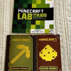 3 Minecraft Books 