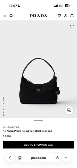 Re-Nylon Prada Re-Edition 2000 mini-bag