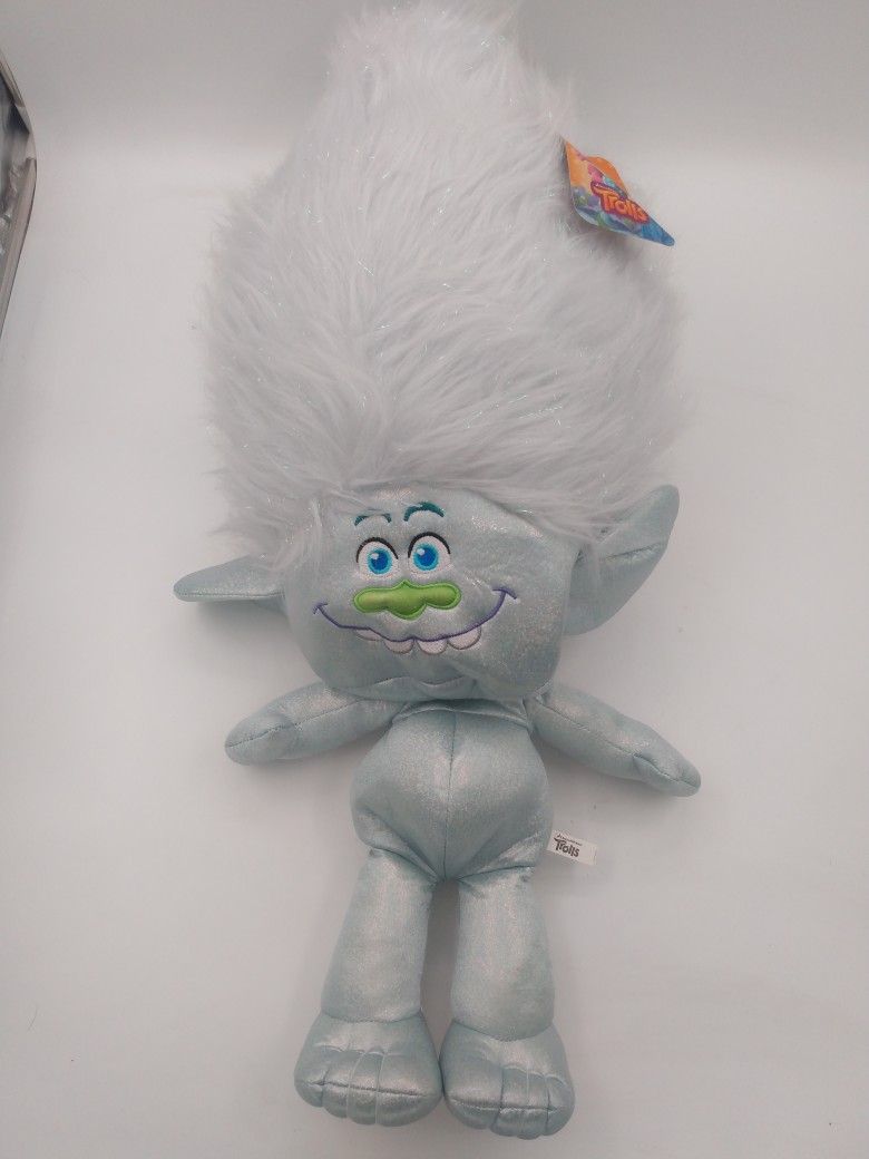 Large 24"in.Plush Grey Trolls Doll..