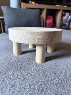 New Mini Wooden Stool Plant Stand