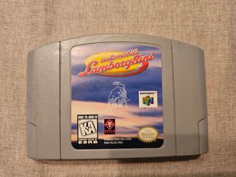 Nintendo 64 Automobili Lamborghini game cartridge
