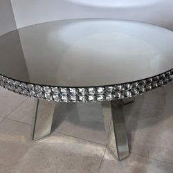 Glam Mirror Round Table 