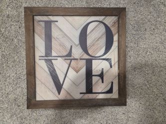 Rustic "LOVE" sign