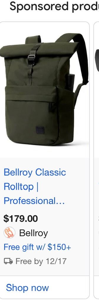 Bellroy Rolltop Backpack