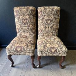 Tapestry Accent Chairs 