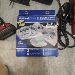 Avanti Pro 8 in. x 24-Tooth Stacked Dado Circular Saw Blade Set