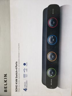 KVM 4 Port Switch