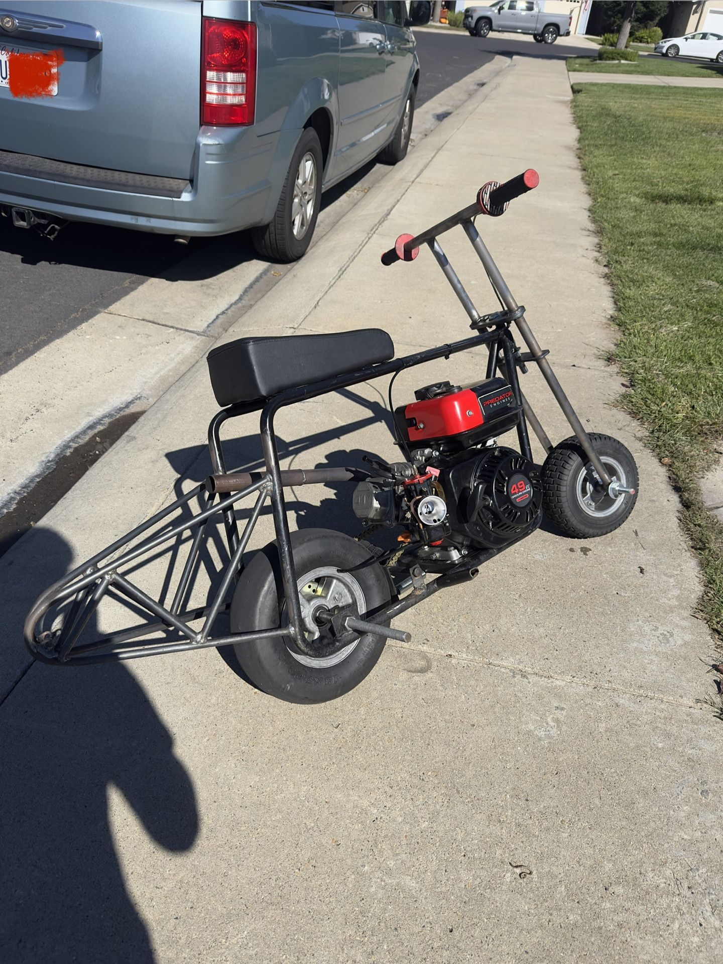 Minibike 212cc wheelie Bar