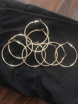 hoop earrings