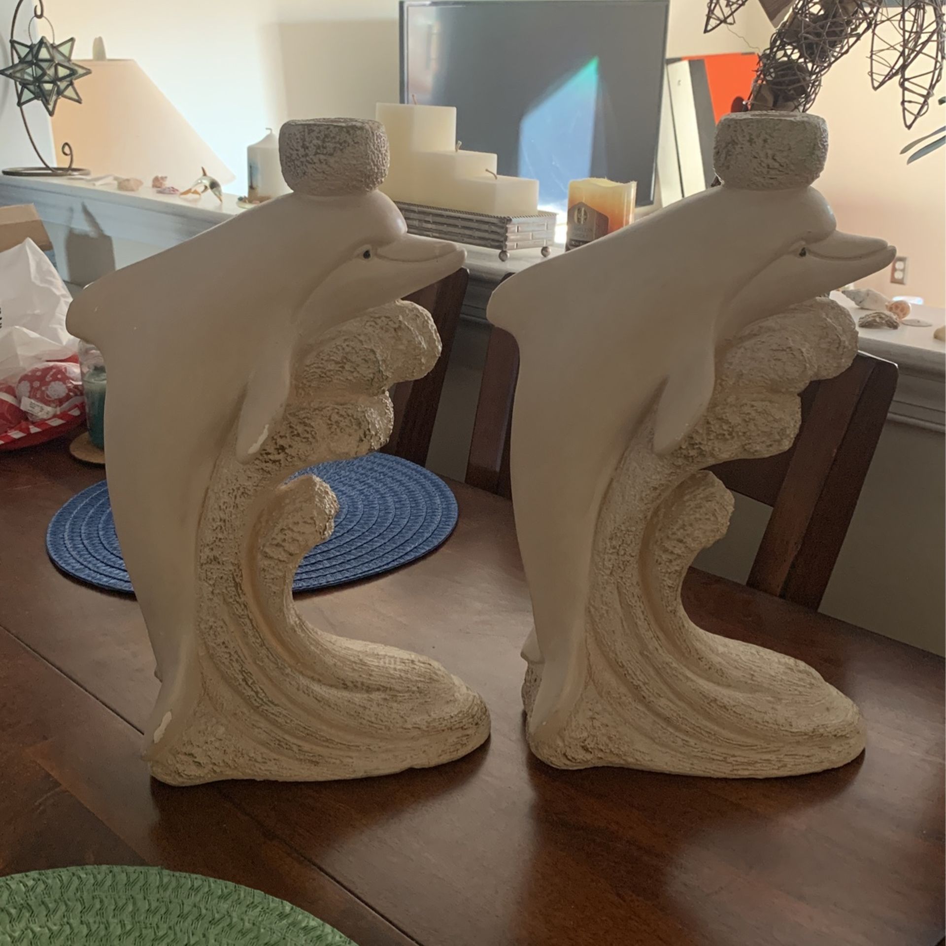 Dolphin Candle Holders 