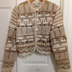 Vtg Sansy Stark man boho Jacket