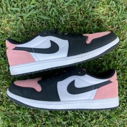 Mens Size 10 - Jordan 1 Low Bleached Coral Used No Shoebox Like New 