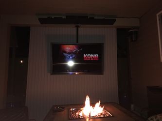 Apollo Outdoor TV Enclosure with Bose Solo Speaker Bar