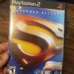 PS2 SUPERMAN RETURNS  GAME