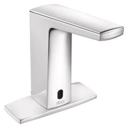 4 American Standard Paradigm 0.35 GPM Single Hole Bathroom Faucet with Selectronic Programable Sensor Technology 