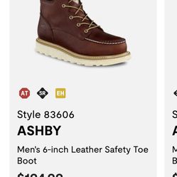 Red Wing Irish Settler Steel Toe Boots 