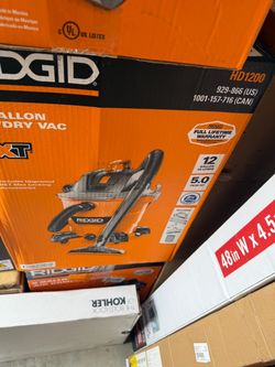 RIDGID HD1200 12-Gallon Wet/Dry Vac