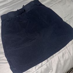 Blue School Uniform Skirt 