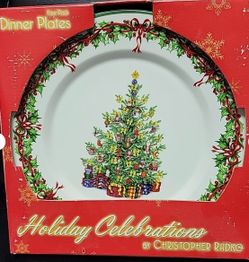 Radko Christmas place setting