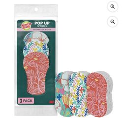 Scotch-Brite Pop Up Sponges 3 Sponges(5pks)