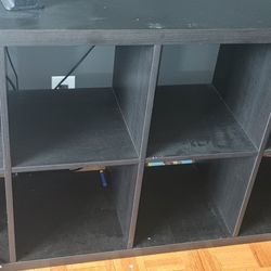 Black Cubed TV Stand