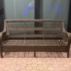 RH Outdoor Wood Patio Couch