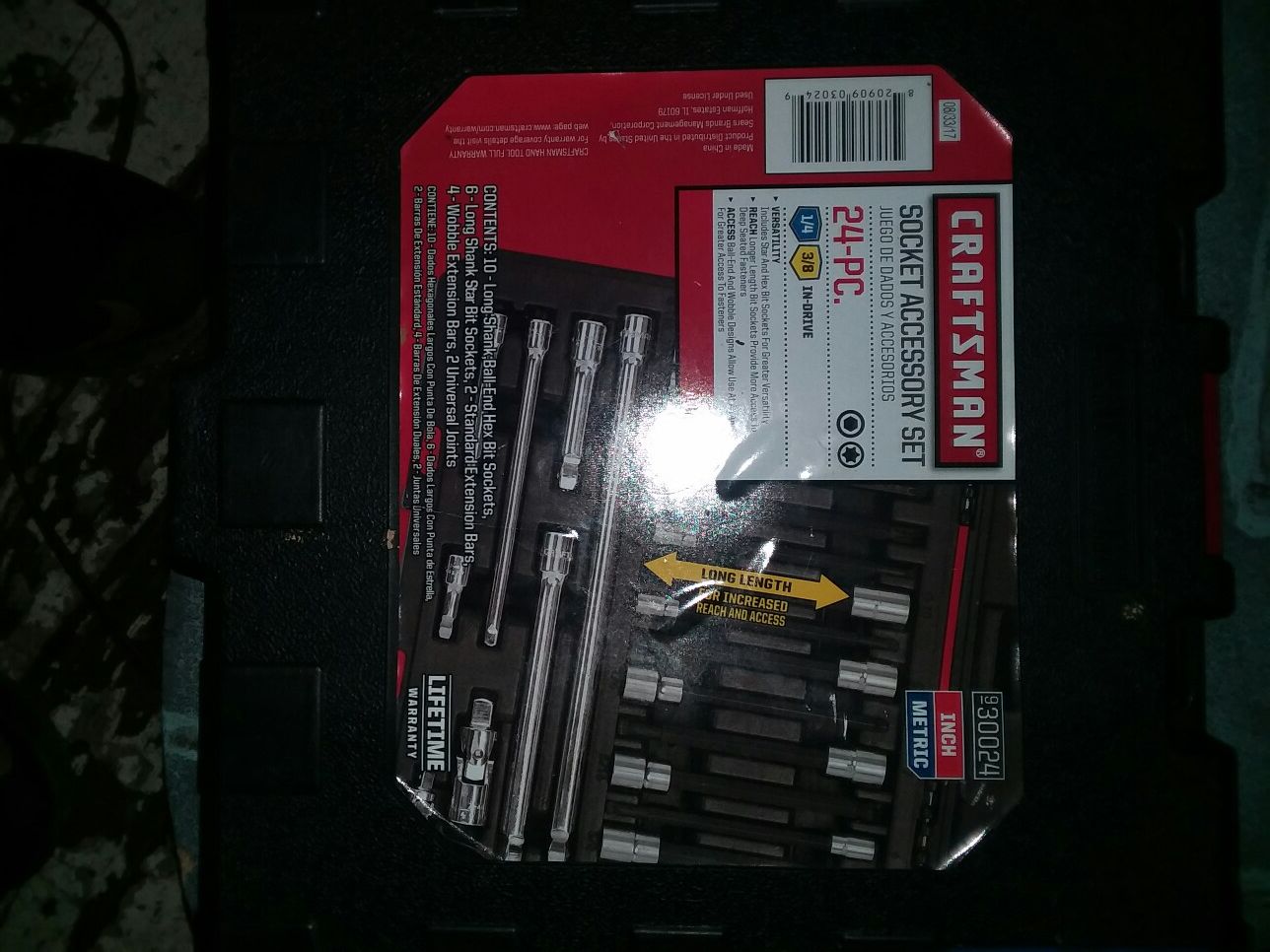 24 pc socket accessory set