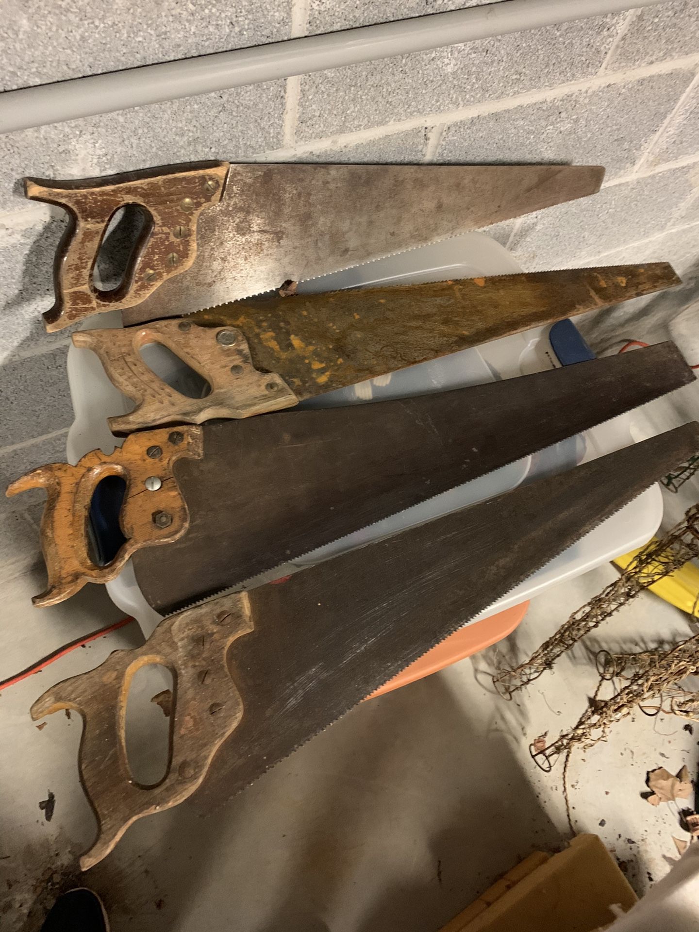 Antique hand saws