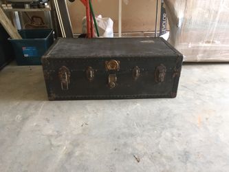 Vintage American railway trunk