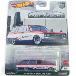 Hot Wheels 1969 NISSAN SKYLINE VAN Car Culture Fast Wagons  1/5 Premium