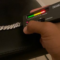 Moissante Vvs1 1.0mm Chain GRA certified 