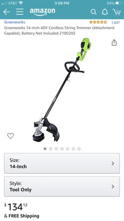 GREENWORKS trimmer