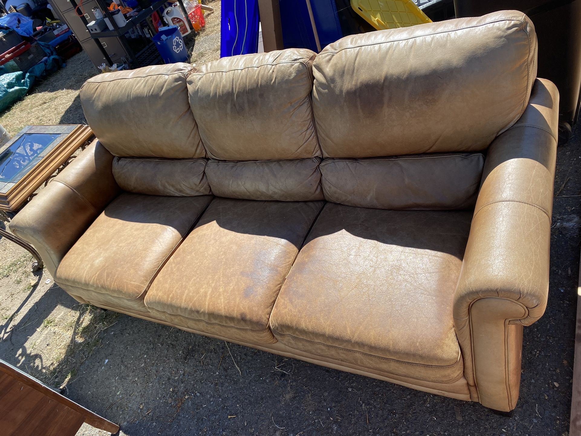 Leather Couch 