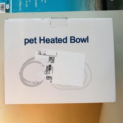 Heated Pet Bowl – Electric Bowl for Dogs/Cats, Prevents Freezing (Outdoor/Indoor)