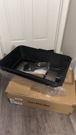 XXL stainless steal cat litter box