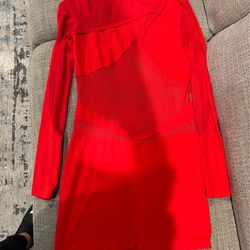 SHEIN- Red Dress (s)