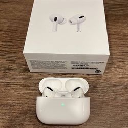 White Apple AirPod pros