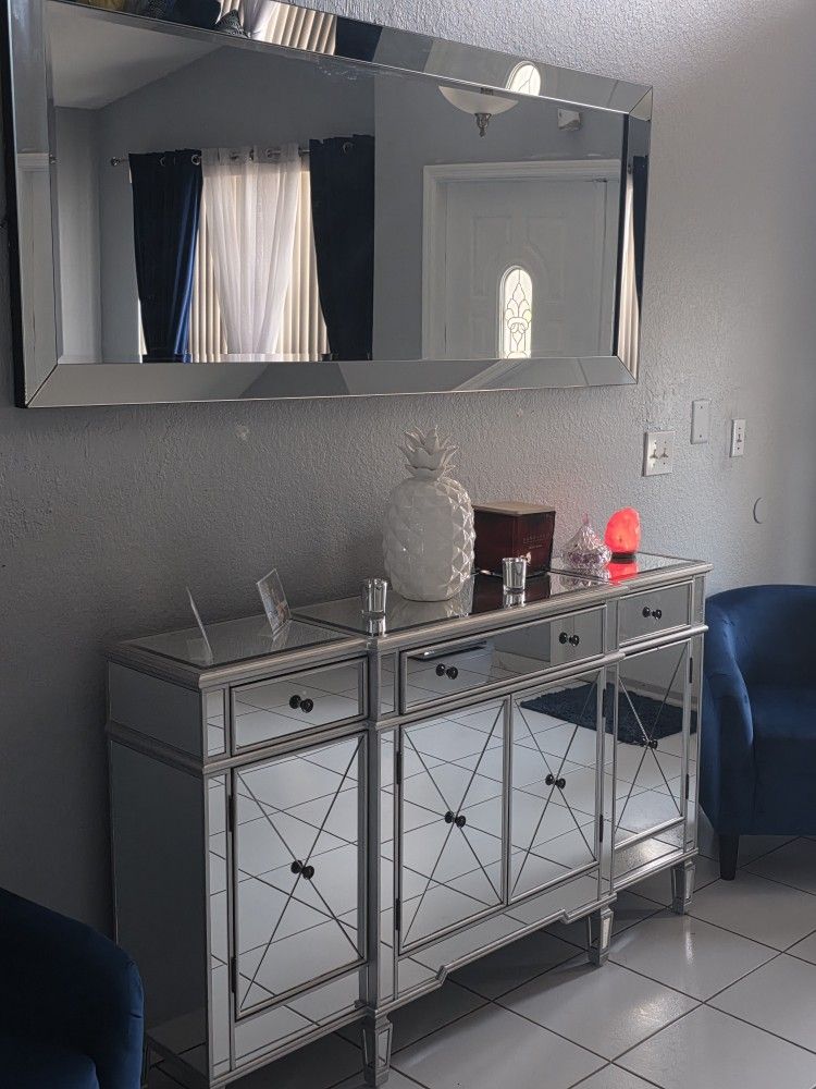 Console Table And Mirror