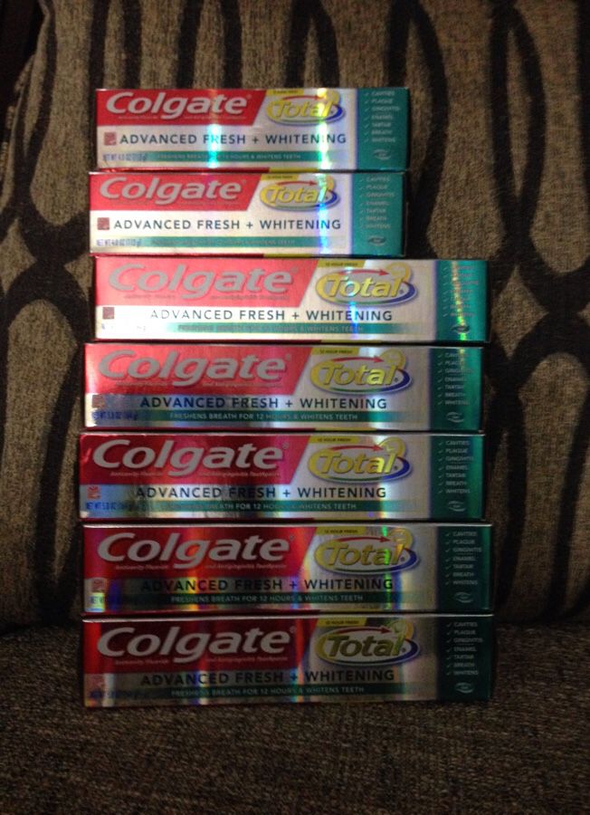 * 7 Tubes of Colgate toothpaste. Please See All The Pictures and Read the description