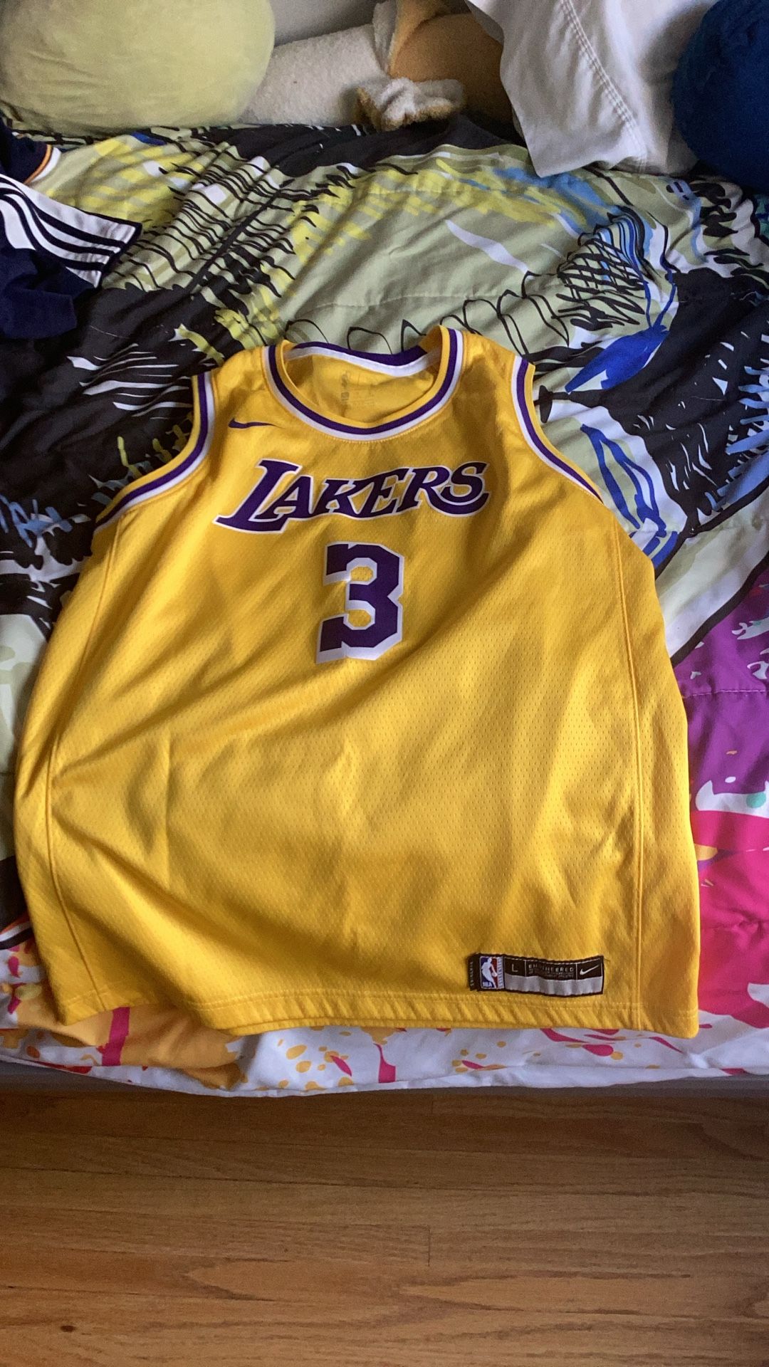 Anthony Davis Lakers Jersey #3 Size Youth L