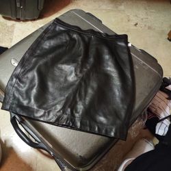 Leather Skirt Size 10 High Quality