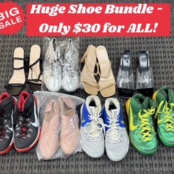  ⸻  🔥 Huge Shoe Bundle - Only $30 for ALL! 🔥