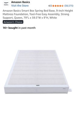 Amazon Basics Smart Box Spring - Queen