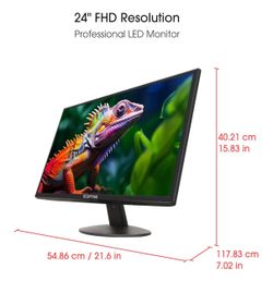 LED Monitor thin 1080p 24”