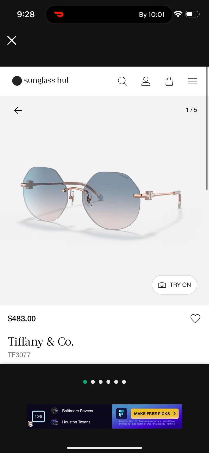 Tiffany & Co. Sunglasses