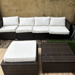 outside sofa