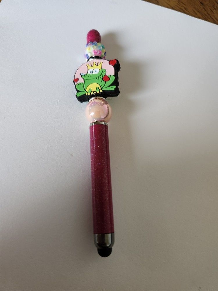 Frog Beaded Pen 