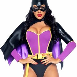 New Leg Avenue 4 Pc Bombshell Bat Small Costume $35