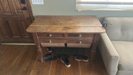 Antique possum belly bakers table