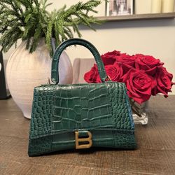 Women hand Bag (Emerald green) 